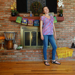 prAna Tabitha Top in Vivid Viola Small NWT